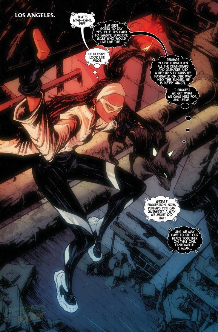 Fantomelle dans Wolverine #3 planche