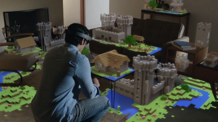 Hololens de Microsoft - Minecraft