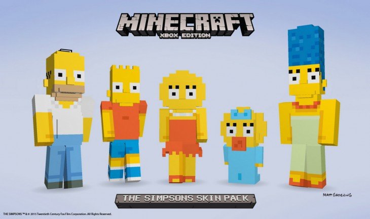 Skin pack The Simpsons - Minecraft