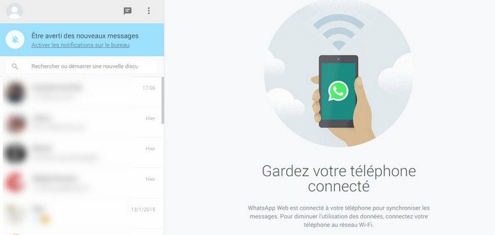 WhatsApp sur son PC ou Mac