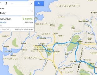 Google Maps - La Terre du Milieu