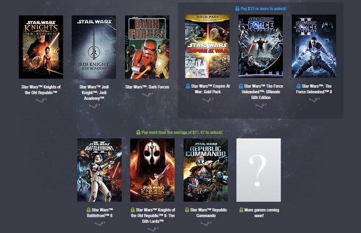 Humble Bundle Star Wars