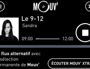 Mouv app Android et iOS