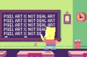 Les Simpsons en Pixel Art