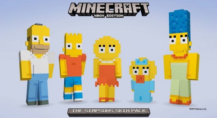 Skin-pack-The-Simpsons-Minecraft