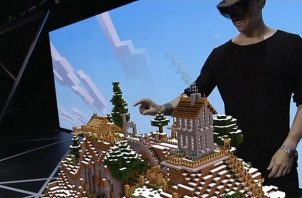 Minecraft Hololens E3