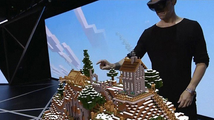 Minecraft Hololens E3