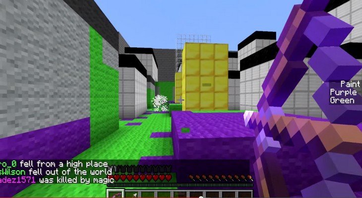 Splatoon dans Minecraft