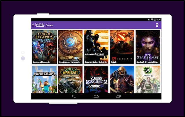 Twitch sur Android