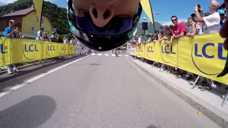 Découvre le Tour de France de l’intérieur avec la GoPro