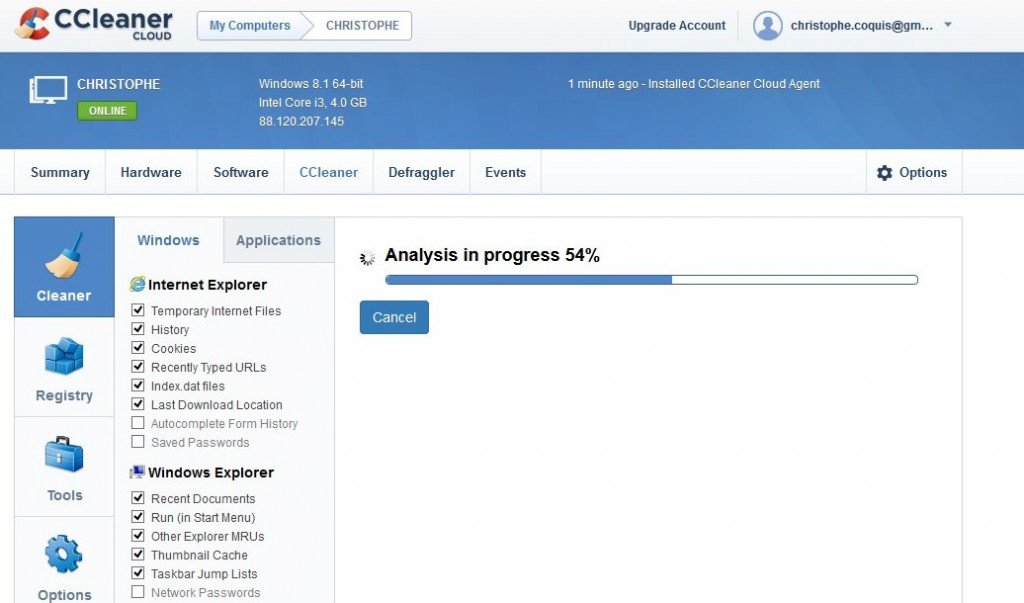 CCleaner Cloud analyse