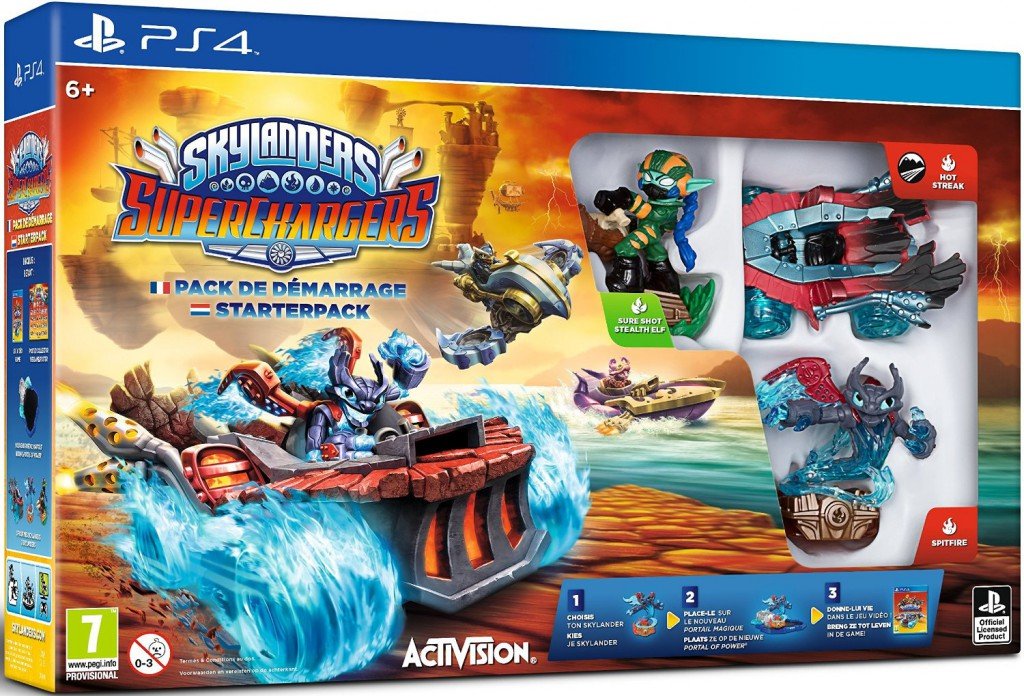 Skylanders SuperChargers boîte PS4