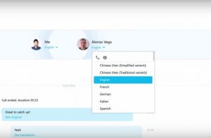 Skype translator