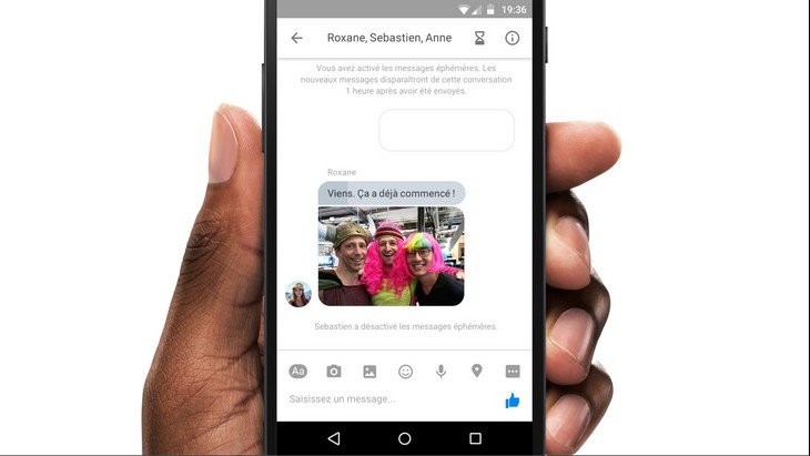 Facebook messenger test France