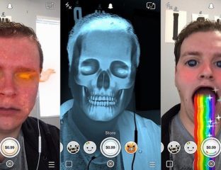 Snapchat mise à jour Lenses