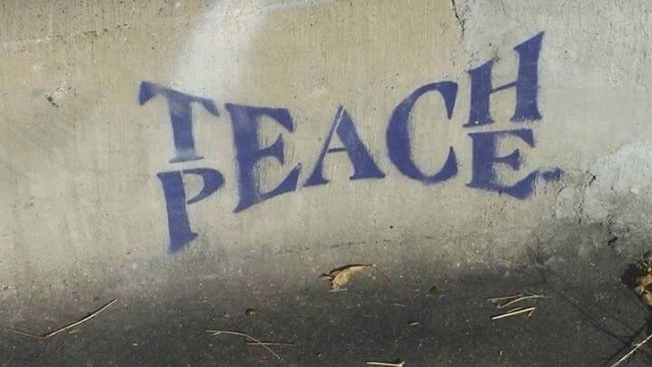 Teach peace