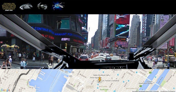 Star Wars Google Street View NYC