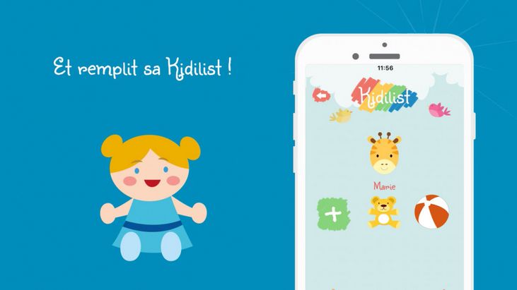 Kidilist application Android et iOS