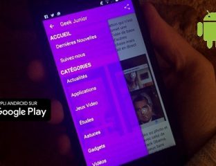 Geek Junior application Android
