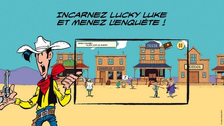 Lucky Luke lutte contre le diabète dans un jeu d’enquête pour mobile