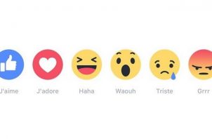 Facebook réactions
