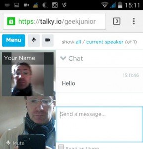 chat vidéo Talky