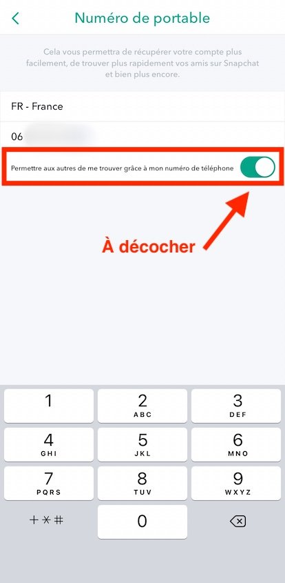 Sécurité Snapchat 