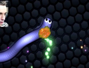 Squeezie sur Slither.io