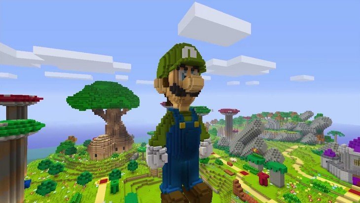 Minecraft Super Mario