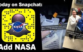 NASA sur Snapchat