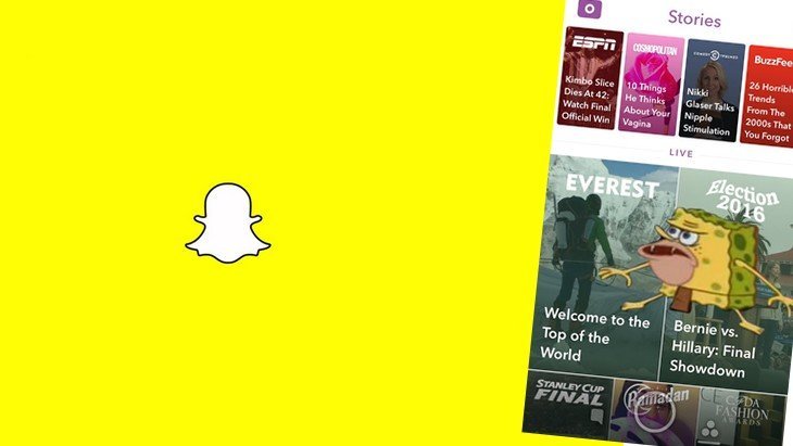 Mise à jour Snapchat : du nouveau pour les Stories et Discover