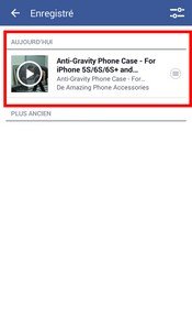 Facebook vidéos hors connexion 4