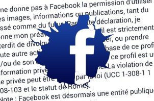 Facebook vie privée