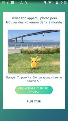 Pokemon Go appareil Photo