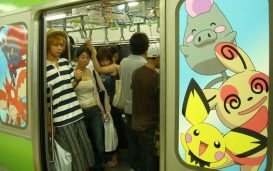 Pokemon Go in the metro
