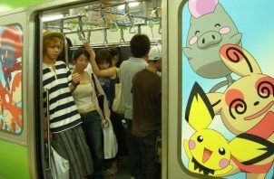 Pokemon Go in the metro