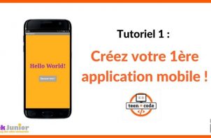 Tutoriel création application mobile Hello World