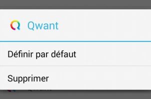 Qwant Junior sur Firefox Mobile