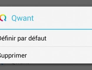 Qwant Junior sur Firefox Mobile