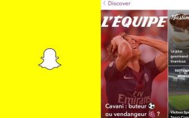 mise à jour Snapchat Discover en francais