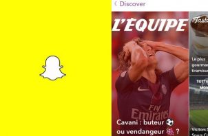 mise à jour Snapchat Discover en francais