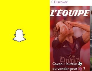 mise à jour Snapchat Discover en francais