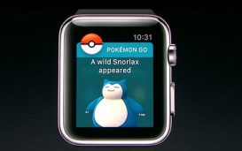 Pokemon Go dans l'Apple Watch serie 2