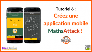 Tuto vidéo application mobile Maths Attack