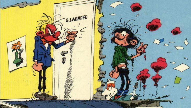 Expo Gaston Lagaffe au Centre Pompidou à Paris