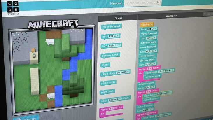 Minecraft Hour of Code