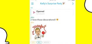 snapchat mise à jour
