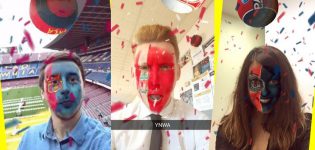 Snapchat Filtres foot