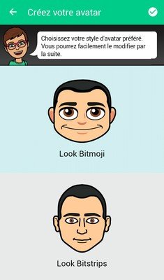 Bitmoji étape 5