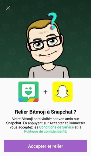 Bitmoji étape 7